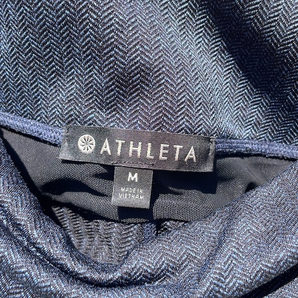 Athleta Women’s Herringbone Mercer Tight Legging Blue/Black Size Medium - Picture 8 of 10